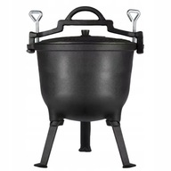 TOPFANN POĽOVNÍCKY LIATINOVÝ KATEL 10 L NA TUHÝ RECEPT CAMPFIRE TOPFANN POĽOVNÍCKY LIATINOVÝ KATEL 10 L NA TUHÝ RECEPT CAMPFIRE