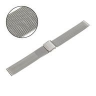 Sieťovaný náramok na hodinky, 20mm, STRIEBORNÝ Sieťovaný náramok na hodinky, 20mm, STRIEBORNÝ