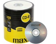 CD Maxell CD-R 700 MB 100 ks. CD Maxell CD-R 700 MB 100 ks.