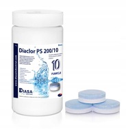 Chlór Multi Tablety 10 Akcia DIASA 10v1 200g 1kg