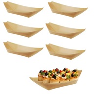 Fingerfood drevené misky Loďka 16 cm 50 ks. Fingerfood drevené misky Loďka 16 cm 50 ks.