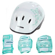 Mint Set CROXER chrániče vlákien XS + prilba XS Mint Set CROXER chrániče vlákien XS + prilba XS