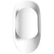 TEAR biele oválne nástenné svietidlo moderná chodba 1P TEAR biele oválne nástenné svietidlo moderná chodba 1P