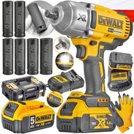 DEWALT AKUMULÁTOROVÝ NÁRAZOVÝ KLÚČ DCF899P1 18V 5Ah+ Púzdro SÚPRAVY ZÁSUVEK