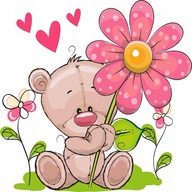 Samolepky na stenu pre deti s medvedíkmi Teddy Bear 55 Samolepky na stenu pre deti s medvedíkmi Teddy Bear 55