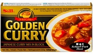 S&B Golden Curry HOT Spicy 220g Japonský originál JAPONSKO