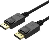 Unitek DisplayPort - DisplayPort kábel 2m čierny (