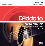 D'Addario EJ12 /13-56/ Akustické struny D'Addario EJ12 /13-56/ Akustické struny