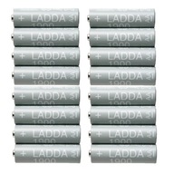 Hrubé dobíjacie batérie IKEA LADDA Eneloop AA R6 1900 mAH 16 ks Hrubé dobíjacie batérie IKEA LADDA Eneloop AA R6 1900 mAH 16 ks
