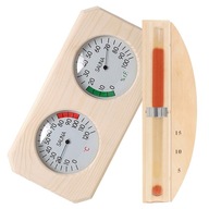 SET TEPLOMER A vlhkomer + presýpacie hodiny DO SAUNY SET TEPLOMER A vlhkomer + presýpacie hodiny DO SAUNY