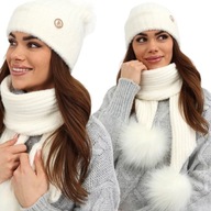SET ALPACA HAT SCARF WARM ECRU 2513 SET ALPACA HAT SCARF WARM ECRU 2513