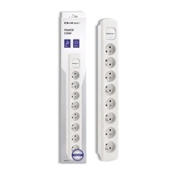 Qoltec Power strip | 8 zásuviek | 1,8 m | biely Qoltec Power strip | 8 zásuviek | 1,8 m | biely