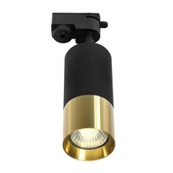 LED koľajnicové bodové svietidlo Svietidlo pre žiarovku GU10 Čierno-zlatá