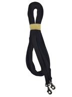 Oťaže pre 1 koňa, silné, 10 m, čierny popruh Oťaže pre 1 koňa, silné, 10 m, čierny popruh