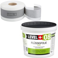 Súprava hydroizolácie: 7 kg tekutá fólia a 5 m páska Súprava hydroizolácie: 7 kg tekutá fólia a 5 m páska
