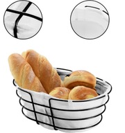 Kovový košík na chlieb košík na chlieb
