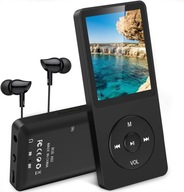 MP3 AGPTEK A02 BLACK 8 GB, 1,8'' OBRAZOVKA, FM RÁDIO