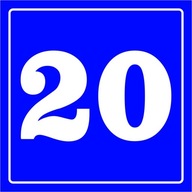 Nie 97 Číslica 20 - VÝSTRAŽNÁ TABUĽKA Nie 97 Číslica 20 - VÝSTRAŽNÁ TABUĽKA