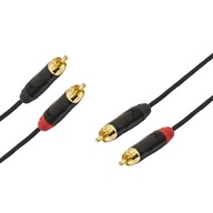 SSQ RCARCA1 - 2xRCA-2xRCA kábel, 1 meter SSQ RCARCA1 - 2xRCA-2xRCA kábel, 1 meter