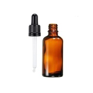 Sklenená fľaštička s pipetou na 15ml tekutiny Sklenená fľaštička s pipetou na 15ml tekutiny