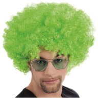 Veľká AFRO parochňa GREEN CARNEVAL klaunský outfit