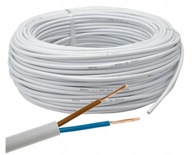 OMY 2x0,75 25m biely elektrický kábel