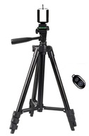 Stojan na telefón TRIPOD Bluetooth diaľkové ovládanie 33-102cm