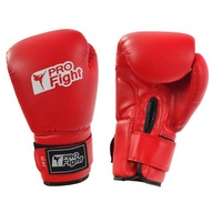 Kožené boxerské rukavice Profight Dragon red 10