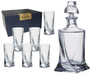 Bohemia Quadro karafa VODKA +6 pohárov Bohemia Quadro karafa VODKA +6 pohárov