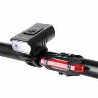 SÚPRAVA USB BICYKLE LAMPA PREDNÁ ZADNÁ SÚPRAVA USB BICYKLE LAMPA PREDNÁ ZADNÁ