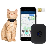 GPS tracker pre mačku CALMEAN Maxi + obojok L / XL