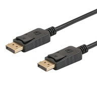 SAVIO DisplayPort M - kábel DisplayPort M; 3 m;