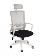 Kancelárske kreslo GROSPOL Speed ​​​​WS HD Biela stolička