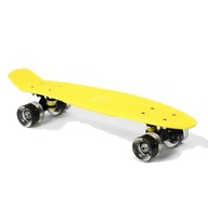 SVIEČKOVÝ LED SKATEBOARD DO 100 KG GUMOVÉ KOLIESKY