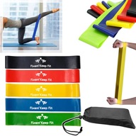 FITNESS BANDY PÁSY NA CVIČENIE MINI BAND SADA 5 LATEXOVÝCH ODPOROV FITNESS BANDY PÁSY NA CVIČENIE MINI BAND SADA 5 LATEXOVÝCH ODPOROV