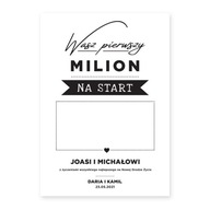 SVADOBNÝ DAR VÁŠ PRVÝ MILIÓN S MENAMI SVADOBNÝ DAR VÁŠ PRVÝ MILIÓN S MENAMI