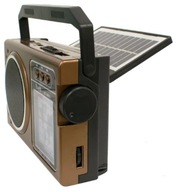 FM rádio prenosné solárne USB micro SD Bluetooth