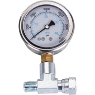 GÉLOVÝ MANOMETER PRE LAKOVACIE JEDNOTKY 400 BAR 40MPA TEE KONEKTOR 1/4" GÉLOVÝ MANOMETER PRE LAKOVACIE JEDNOTKY 400 BAR 40MPA TEE KONEKTOR 1/4"