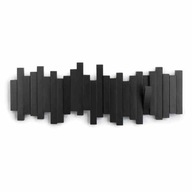 Vešiak s 5 výsuvnými rúčkami 49x18cm čierny multiháčik STICKS Umbra Vešiak s 5 výsuvnými rúčkami 49x18cm čierny multiháčik STICKS Umbra