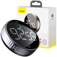 OTOČNÝ ČASOVAČ BASEUS ELEKTRONICKÝ ČASOVAČ ČIERNY OTOČNÝ ČASOVAČ BASEUS ELEKTRONICKÝ ČASOVAČ ČIERNY