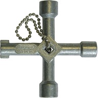 Kľúč k riadiacej skrini, kovový kríž