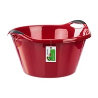25L okrúhla misa, mäkké okraje, červená 25L okrúhla misa, mäkké okraje, červená