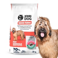 John Dog veľký pes bravčové hovädzie mäso 3 kg John Dog veľký pes bravčové hovädzie mäso 3 kg