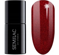 SEMILAC 347 Pretty Red Glitter hybridný lak na nechty 7ml SEMILAC 347 Pretty Red Glitter hybridný lak na nechty 7ml