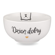 Misa 500 ml- Dobré ráno so zlatým medveďom so zlatým srdcom Misa 500 ml- Dobré ráno so zlatým medveďom so zlatým srdcom
