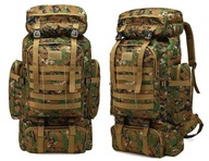 TAKTICKÝ VOJENSKÝ TURISTICKÝ BATOH CAMO 80L XL TAKTICKÝ VOJENSKÝ TURISTICKÝ BATOH CAMO 80L XL