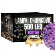 LAMPY NA VIANOČNÝ STROMČEK 500 LED VIANOČNÉ FIALOVÉ VONKAJŠIE VNÚTORNÉ LAMPY NA VIANOČNÝ STROMČEK 500 LED VIANOČNÉ FIALOVÉ VONKAJŠIE VNÚTORNÉ
