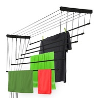 Stropná kúpeľňa Sušer pre bielizeň bielizeň 6 tyčí 180 cm odolné Stropná kúpeľňa Sušer pre bielizeň bielizeň 6 tyčí 180 cm odolné