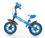 Balančný bicykel Milly Mally Dragon s modrou brzdou