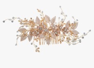 Crystal Flower Barrette svadobný hrebeň Sweetv Crystal Flower Barrette svadobný hrebeň Sweetv